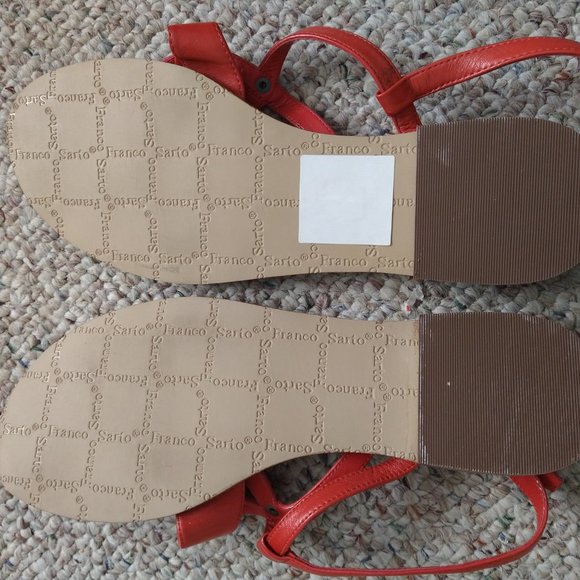 Franco Sarto Woman Leather Sandals - Picture 3 of 4